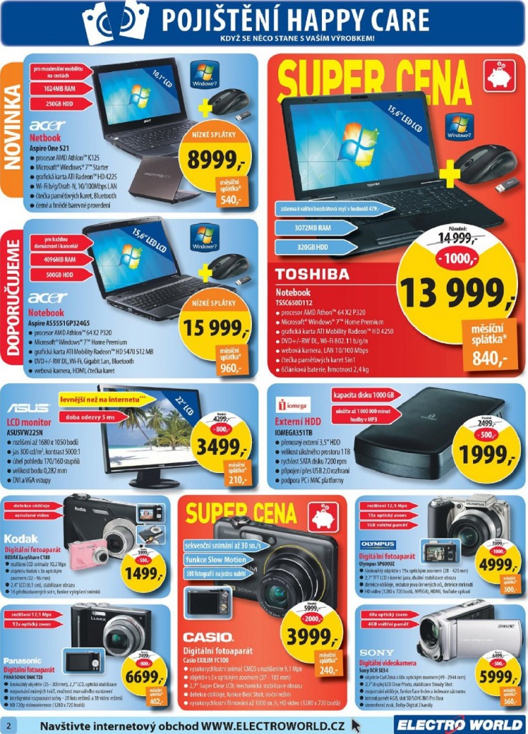 leták Electro world strana 1 leták Electro world strana 1