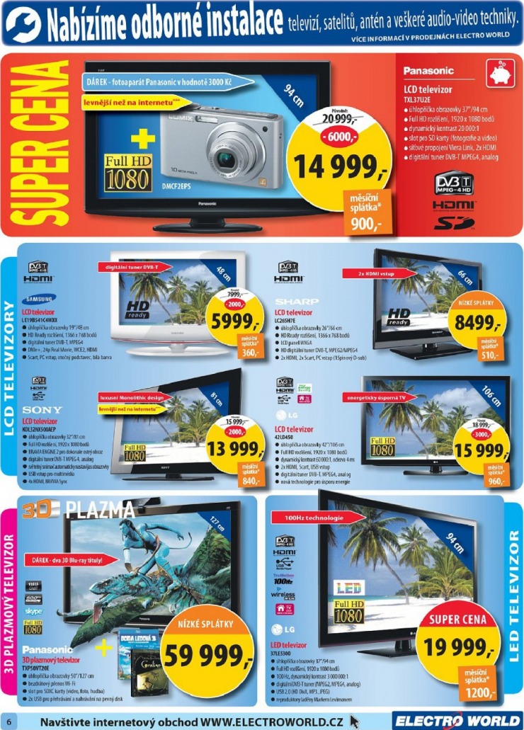 leták Electro world strana 1 leták Electro world strana 1