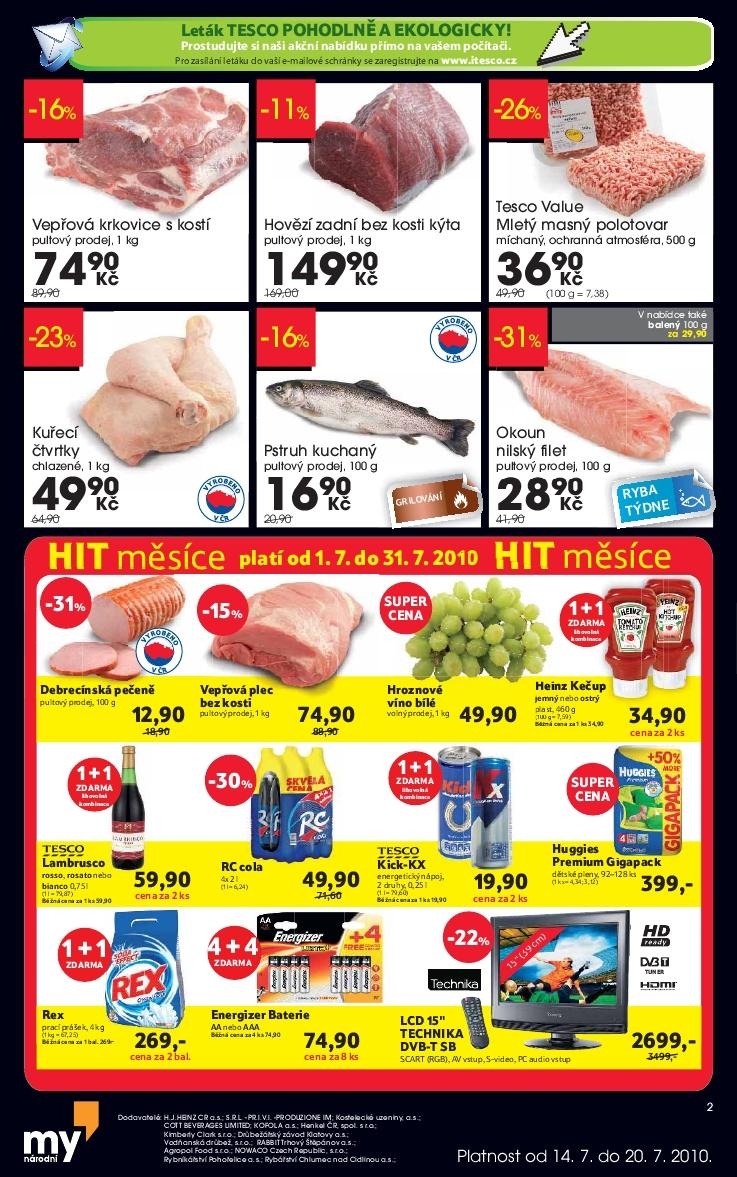 leták Tesco My Narodní leták strana 1 leták Tesco My Narodní leták strana 1