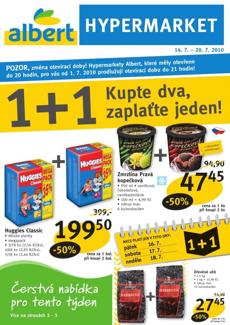 leták Albert Hypermarket leták strana 1 leták Albert Hypermarket leták strana 1