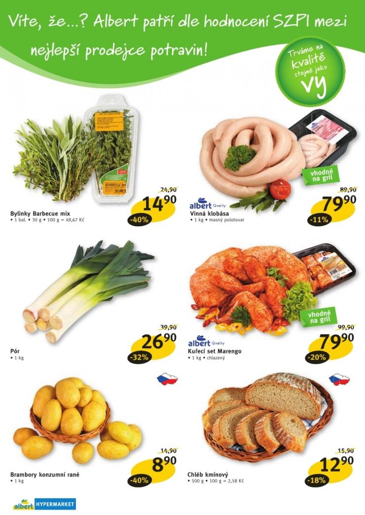 leták Albert Hypermarket leták strana 1 leták Albert Hypermarket leták strana 1
