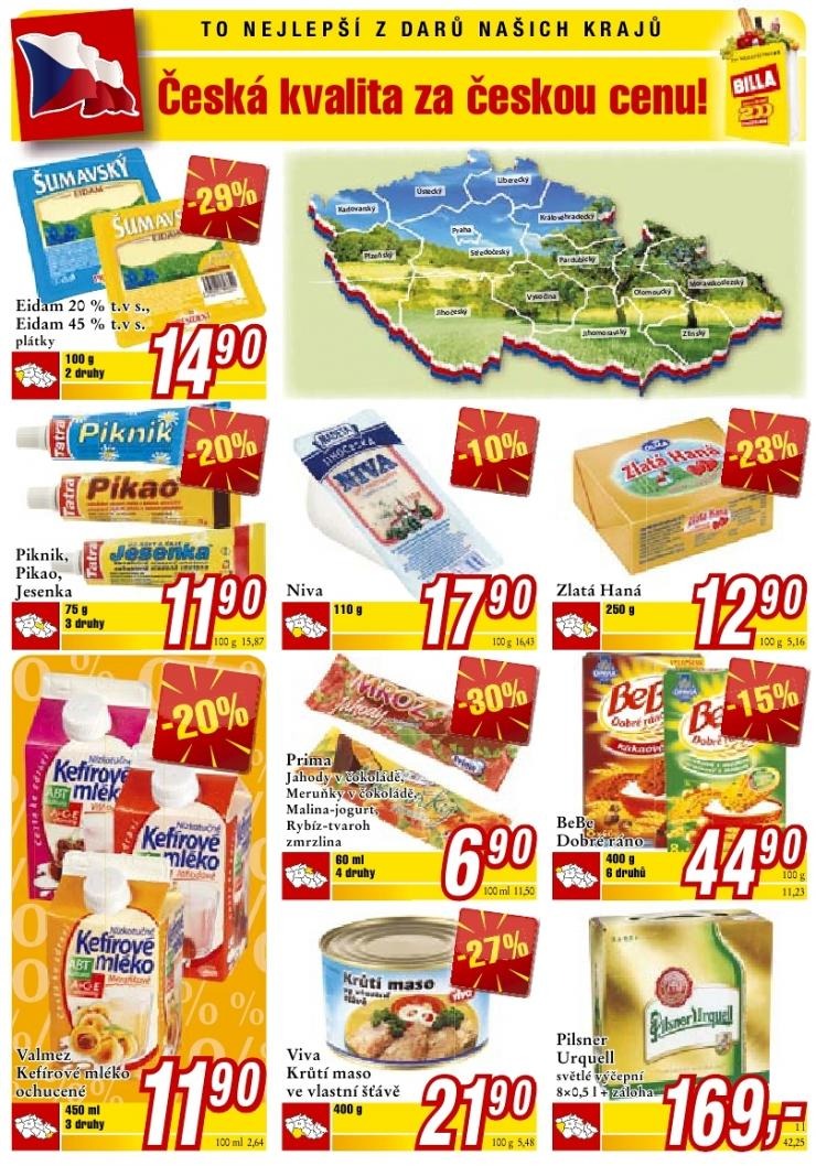 let�k Billa Supermarket ak�n� nab�dka strana 1