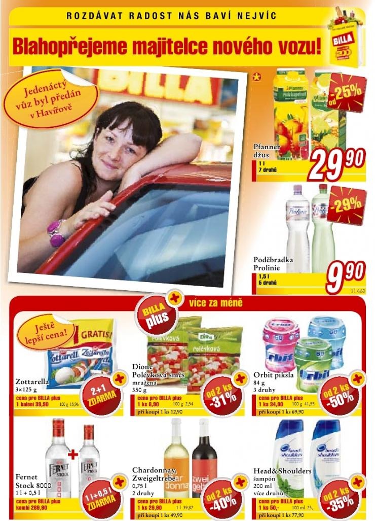 let�k Billa Supermarket ak�n� nab�dka strana 1