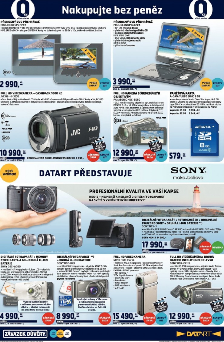 leták Datart strana 1 leták Datart strana 1