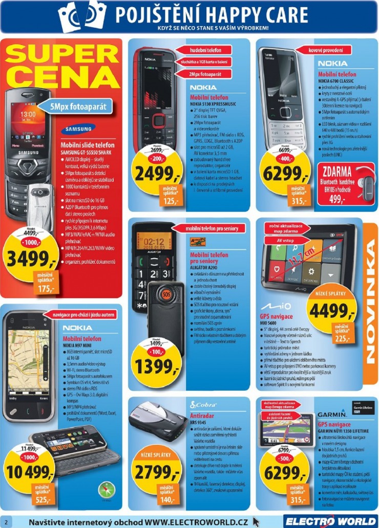leták Electro world strana 1 leták Electro world strana 1