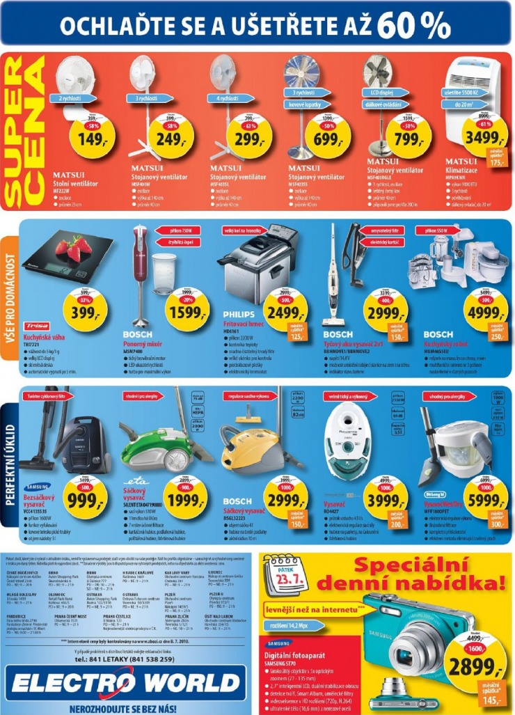 leták Electro world strana 1 leták Electro world strana 1