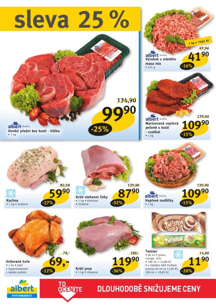 leták Albert Hypermarket akční leták  strana 1 leták Albert Hypermarket akční leták strana 1