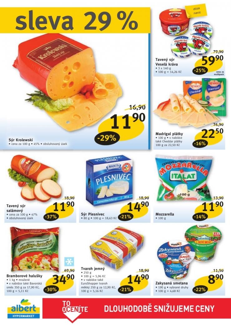 leták Albert Hypermarket akční leták  strana 1 leták Albert Hypermarket akční leták strana 1