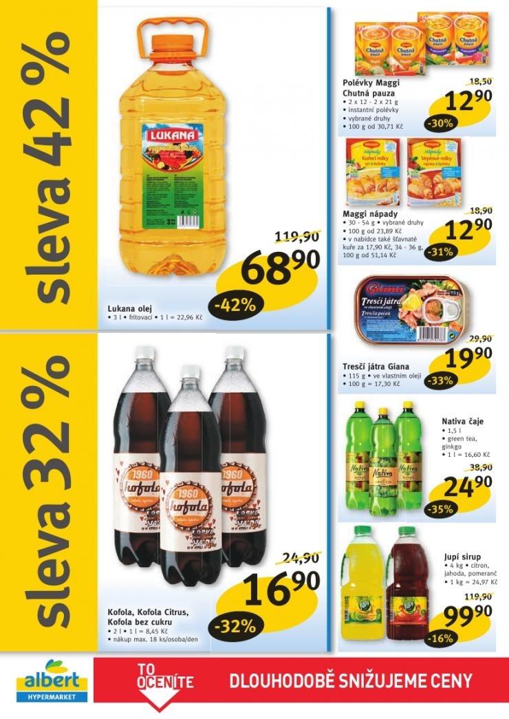 leták Albert Hypermarket akční leták  strana 1 leták Albert Hypermarket akční leták strana 1