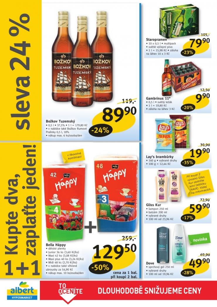leták Albert Hypermarket akční leták  strana 1 leták Albert Hypermarket akční leták strana 1