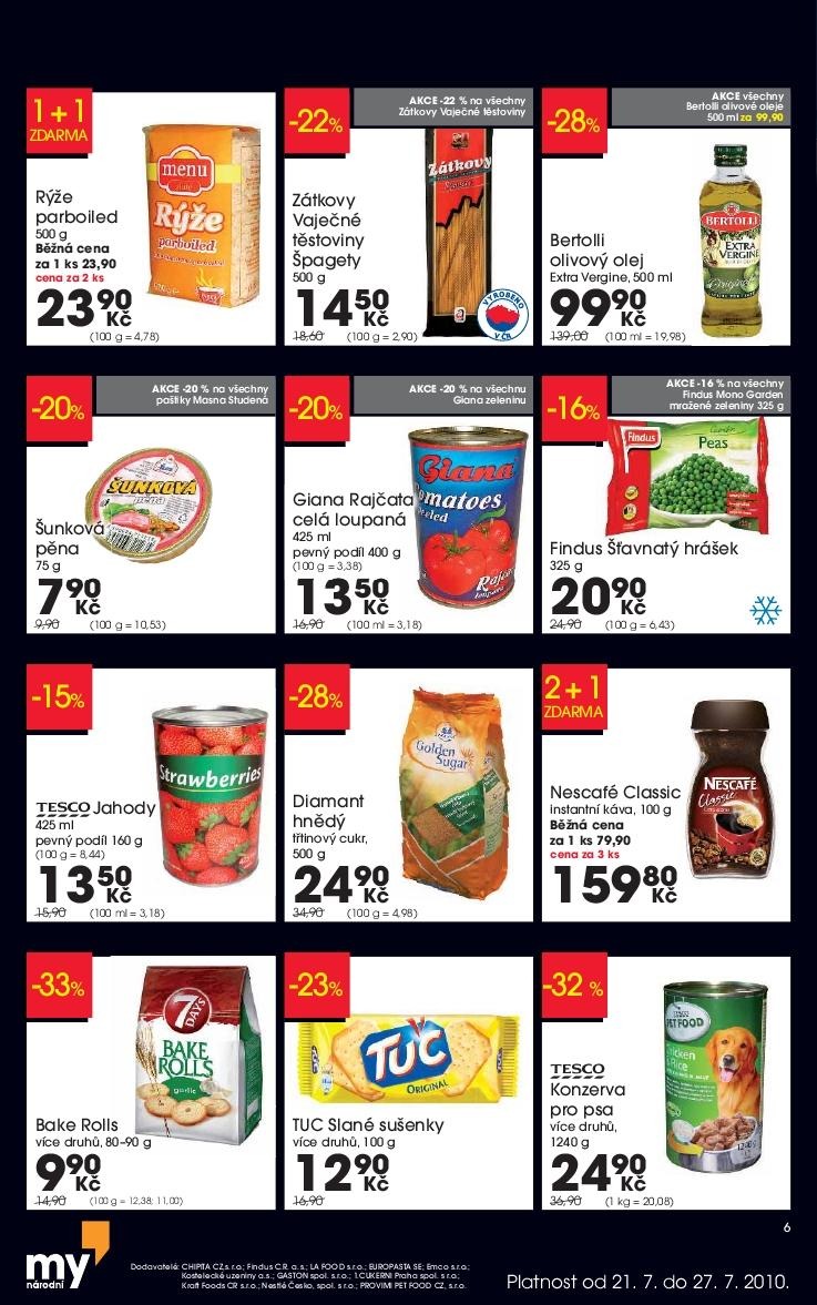 leták Tesco My Národní akce strana 1 leták Tesco My Národní akce strana 1