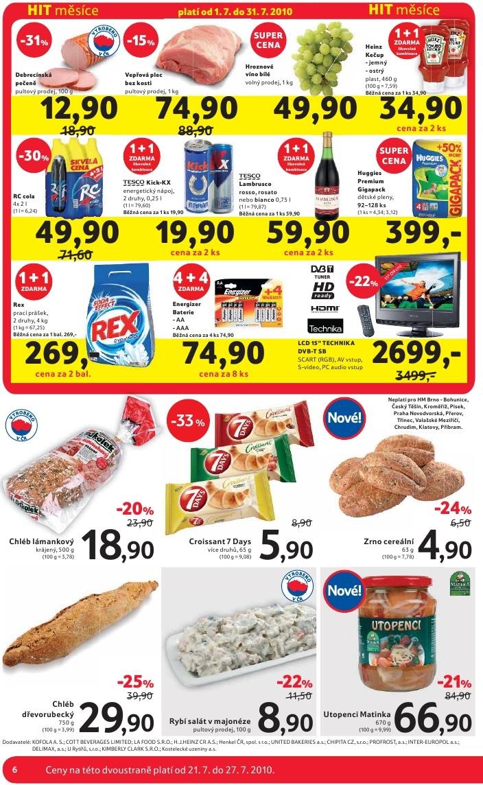 letk Tesco Hypermarket aktuln letk strana 1