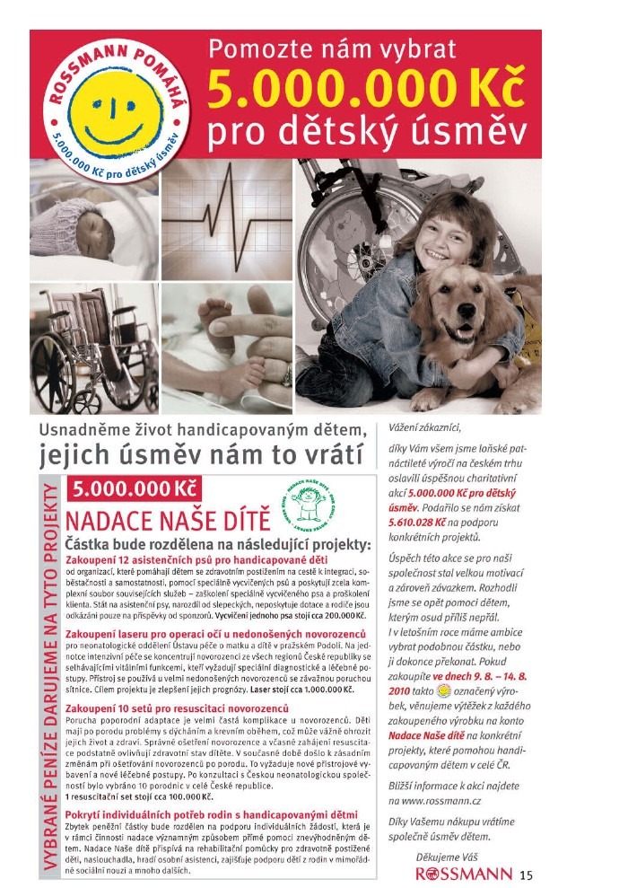 leták Rossmann strana 1 leták Rossmann strana 1