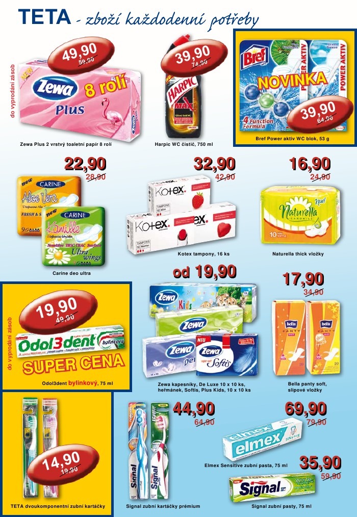 leták TETA drogerie strana 1 leták TETA drogerie strana 1