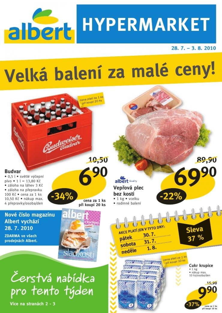 leták Albert Hypermarket Akční leták strana 1 leták Albert Hypermarket Akční leták strana 1