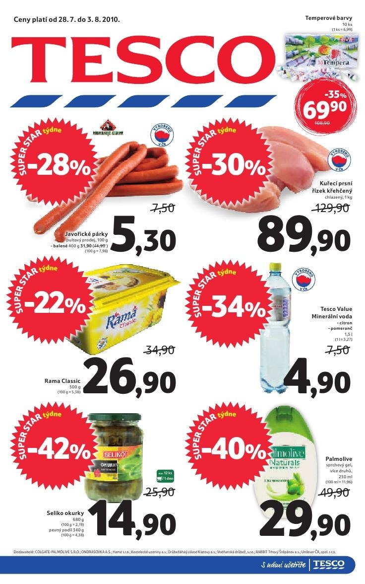 letk Tesco Hypermarket aktuln letky strana 1