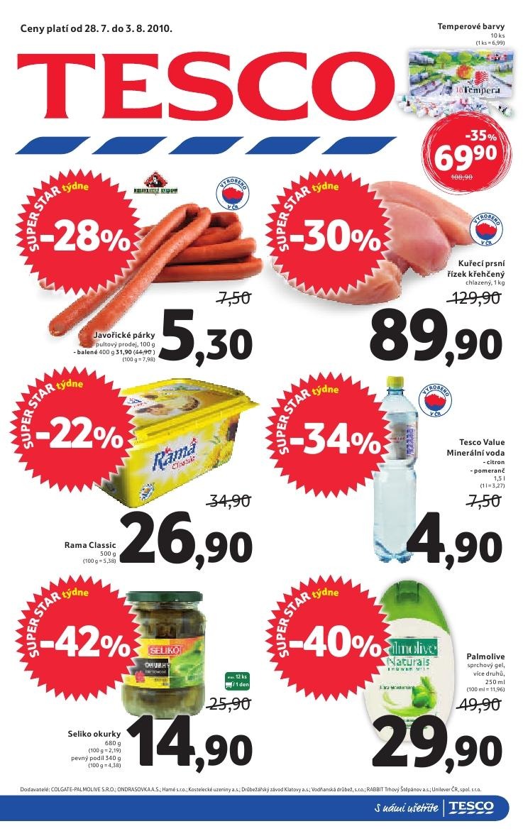 letk Tesco Hypermarket akce strana 1