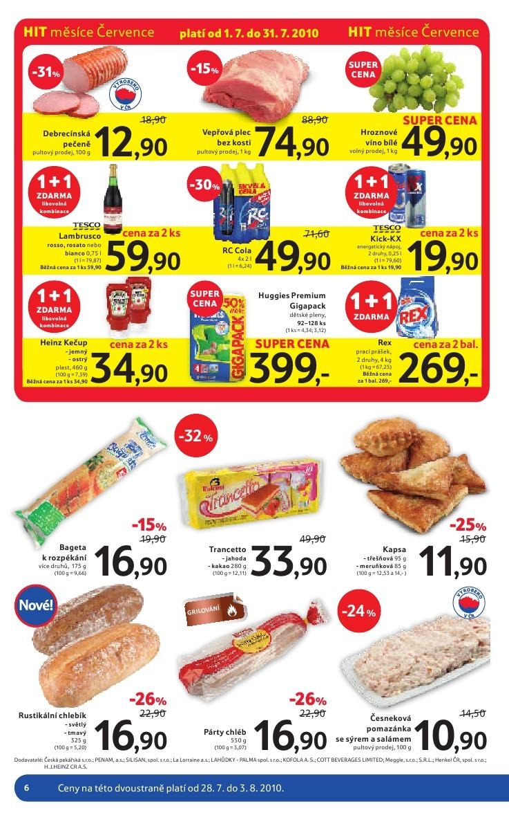leták Tesco Hypermarket akce strana 1 leták Tesco Hypermarket akce strana 1