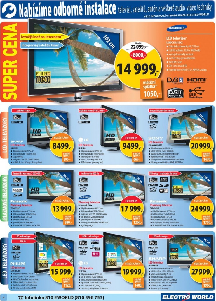 leták Electro world strana 1 leták Electro world strana 1