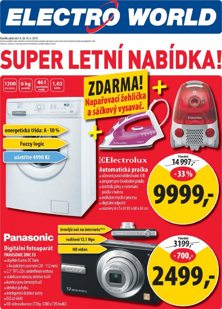 leták Electro world strana 1 leták Electro world strana 1