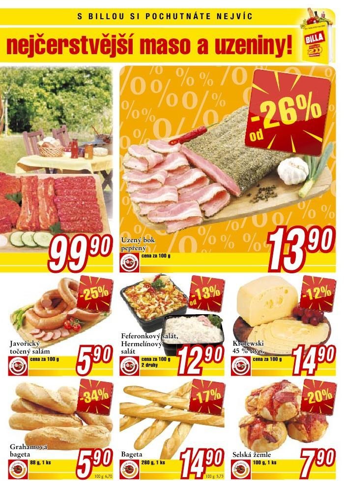 leták Billa akční leták strana 1 leták Billa akční leták strana 1