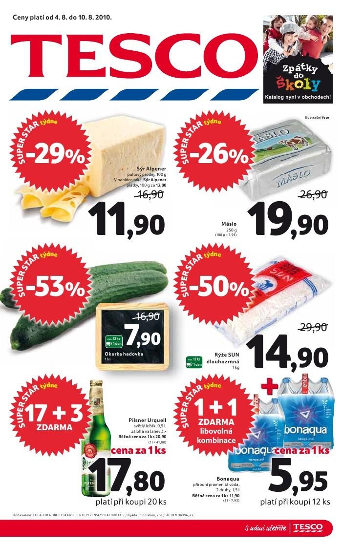 letk Tesco aktuln letk strana 1