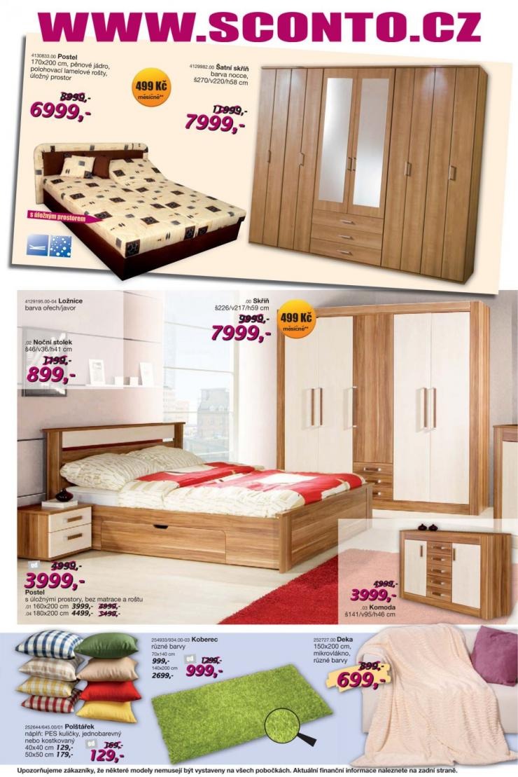 leták Sconto nábytek akční leták strana 1 leták Sconto nábytek akční leták strana 1
