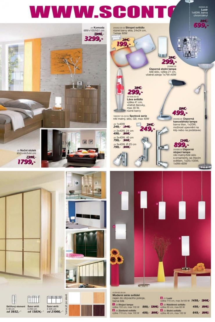 leták Sconto nábytek akční leták strana 1 leták Sconto nábytek akční leták strana 1