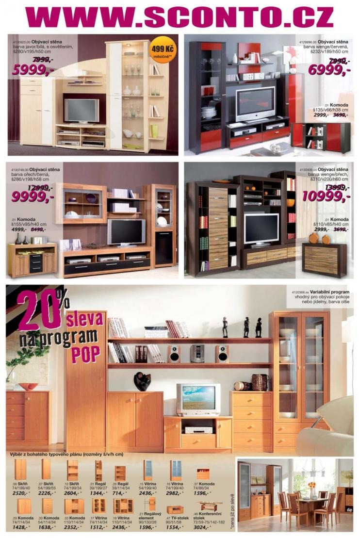 leták Sconto nábytek akční leták strana 1 leták Sconto nábytek akční leták strana 1