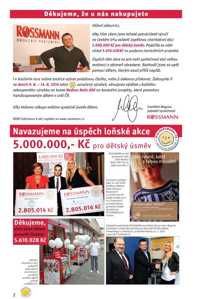 leták Rossmann strana 1 leták Rossmann strana 1