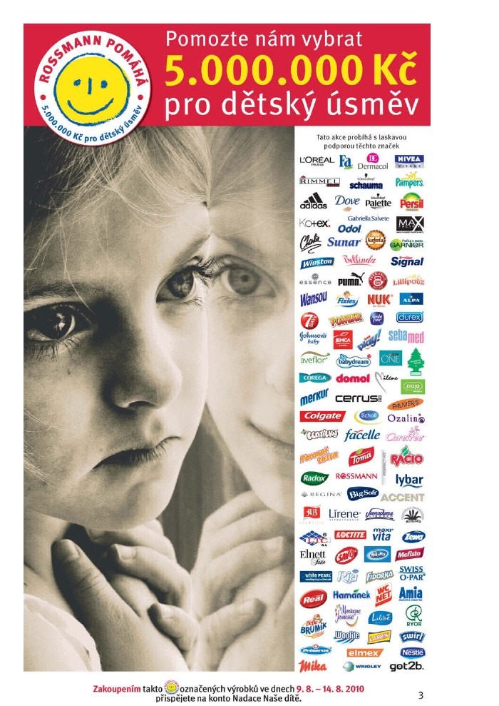 leták Rossmann strana 1 leták Rossmann strana 1