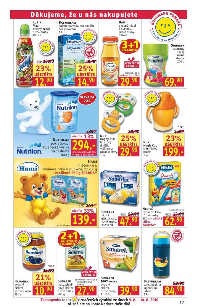 leták Rossmann strana 1 leták Rossmann strana 1