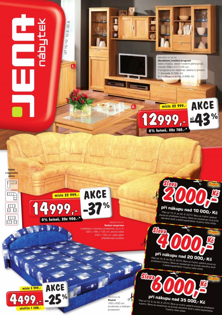 leták Jena nábytek strana 1 leták Jena nábytek strana 1