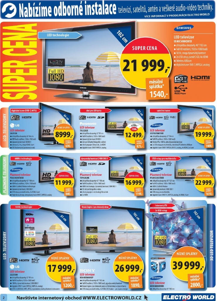 leták Electro world strana 1 leták Electro world strana 1