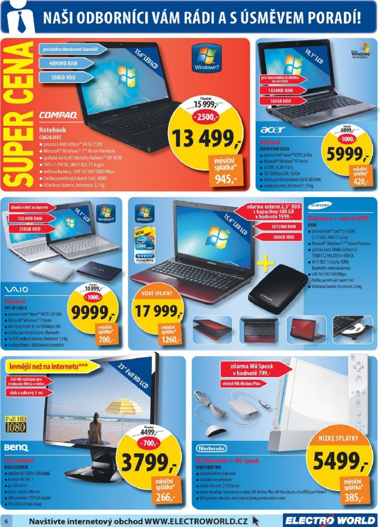 leták Electro world strana 1 leták Electro world strana 1