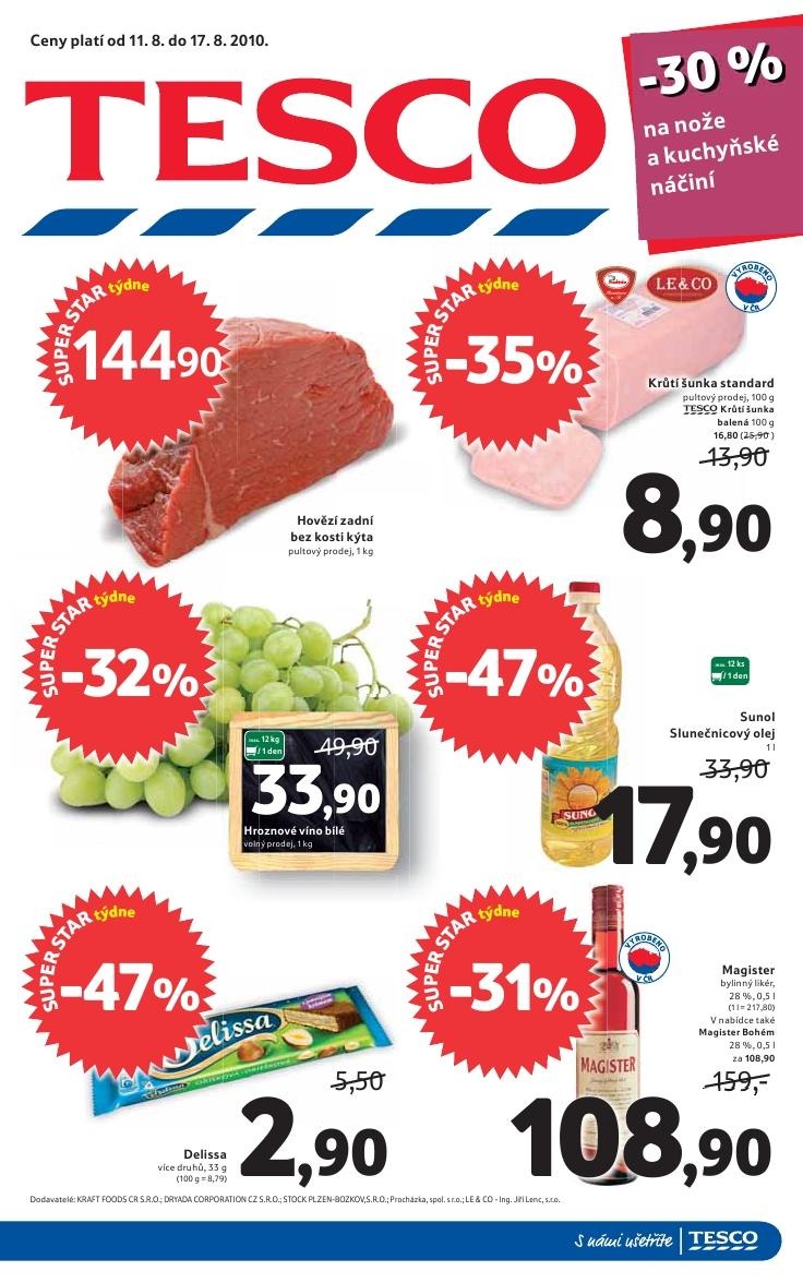 letk Tesco aktuln letk strana 1