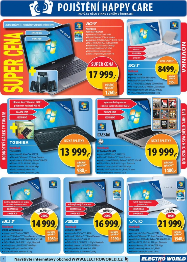 leták Electro world strana 1 leták Electro world strana 1