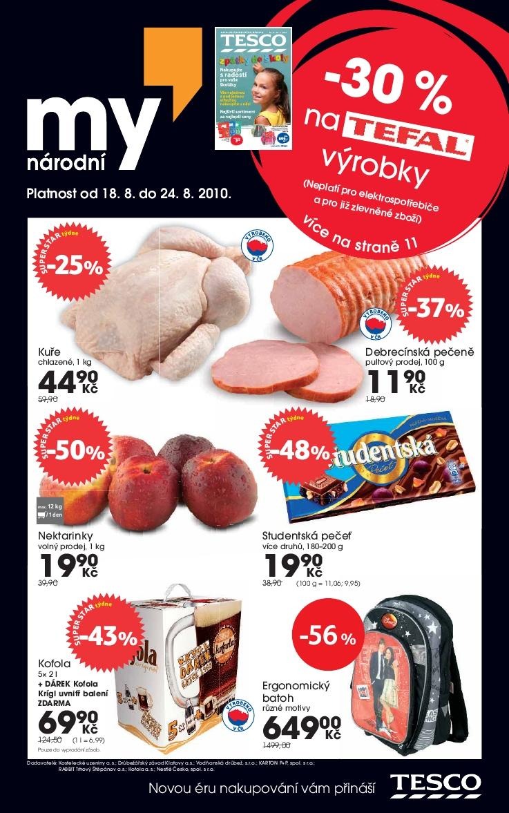 letk Tesco aktuln letk strana 1