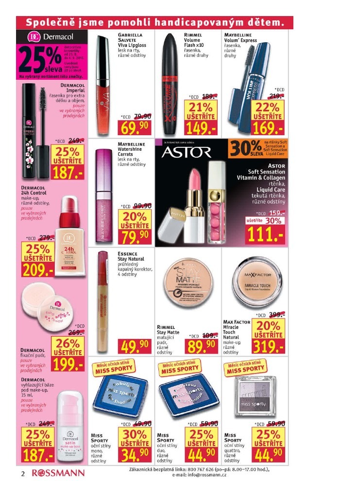 leták Rossmann strana 1 leták Rossmann strana 1