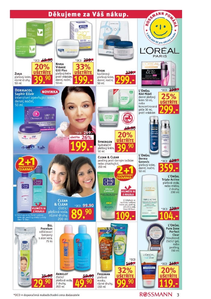 leták Rossmann strana 1 leták Rossmann strana 1