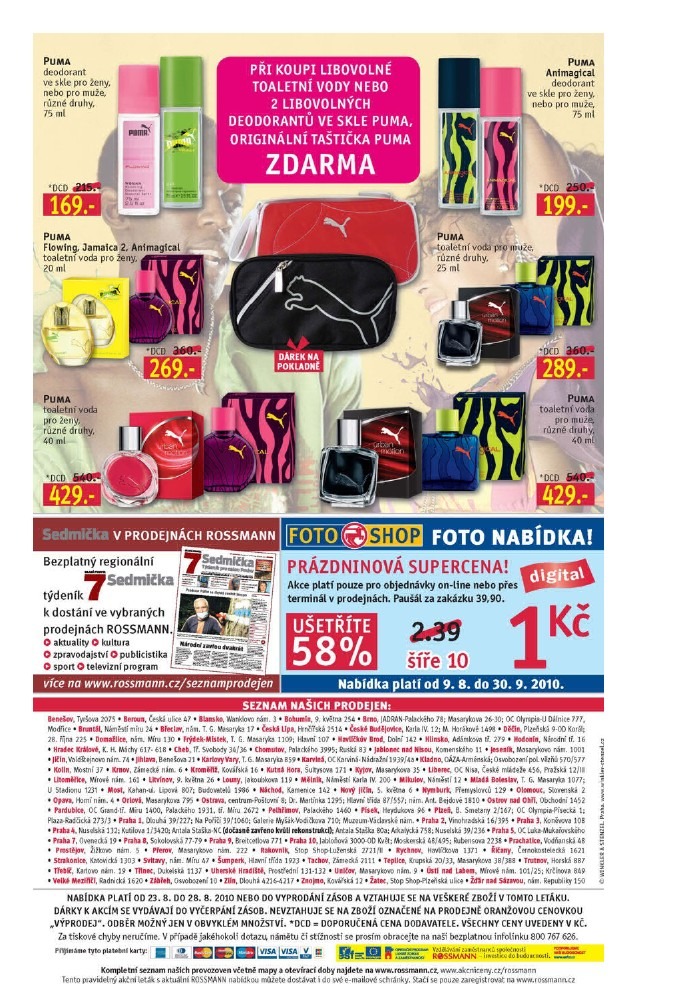 leták Rossmann strana 1 leták Rossmann strana 1