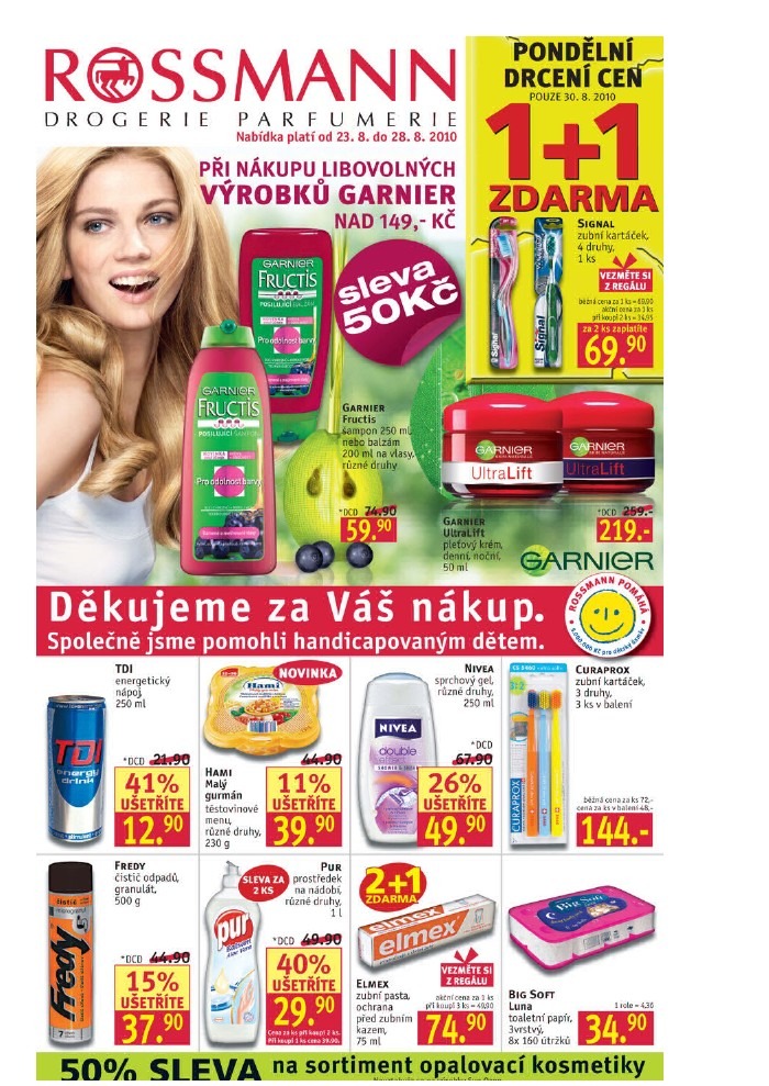 leták Rossmann strana 1 leták Rossmann strana 1