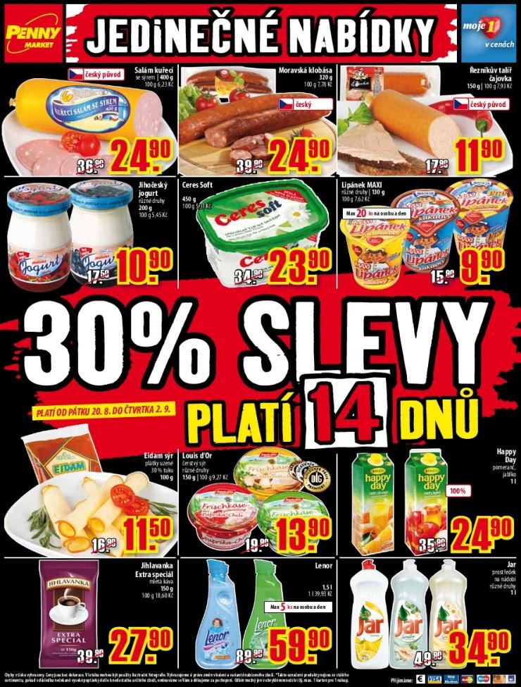 leták Penny Market aktuální leták strana 1 leták Penny Market aktuální leták strana 1