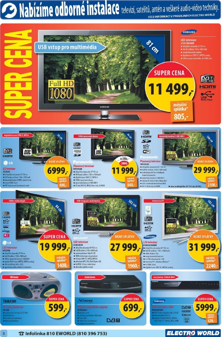 leták Electro world strana 1 leták Electro world strana 1