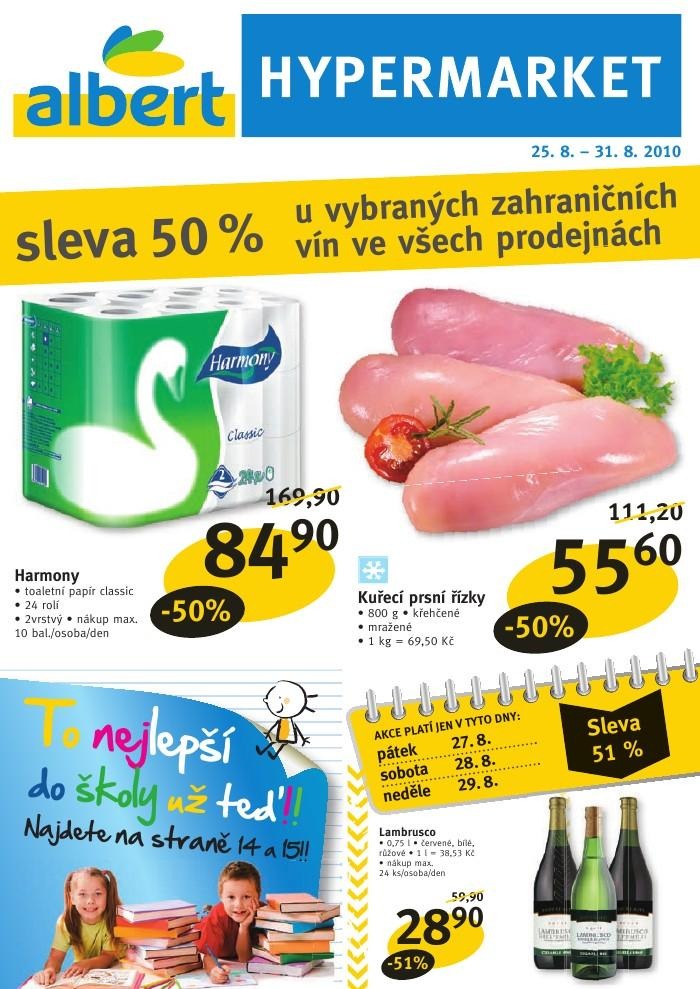 leták Albert Hypermarket leták strana 1 leták Albert Hypermarket leták strana 1