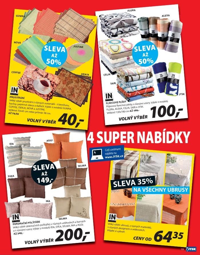 leták Jysk akční leták strana 1 leták Jysk akční leták strana 1