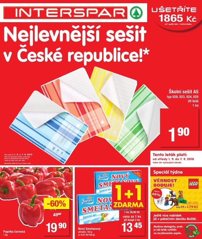 leták Interspar leták strana 1 leták Interspar leták strana 1