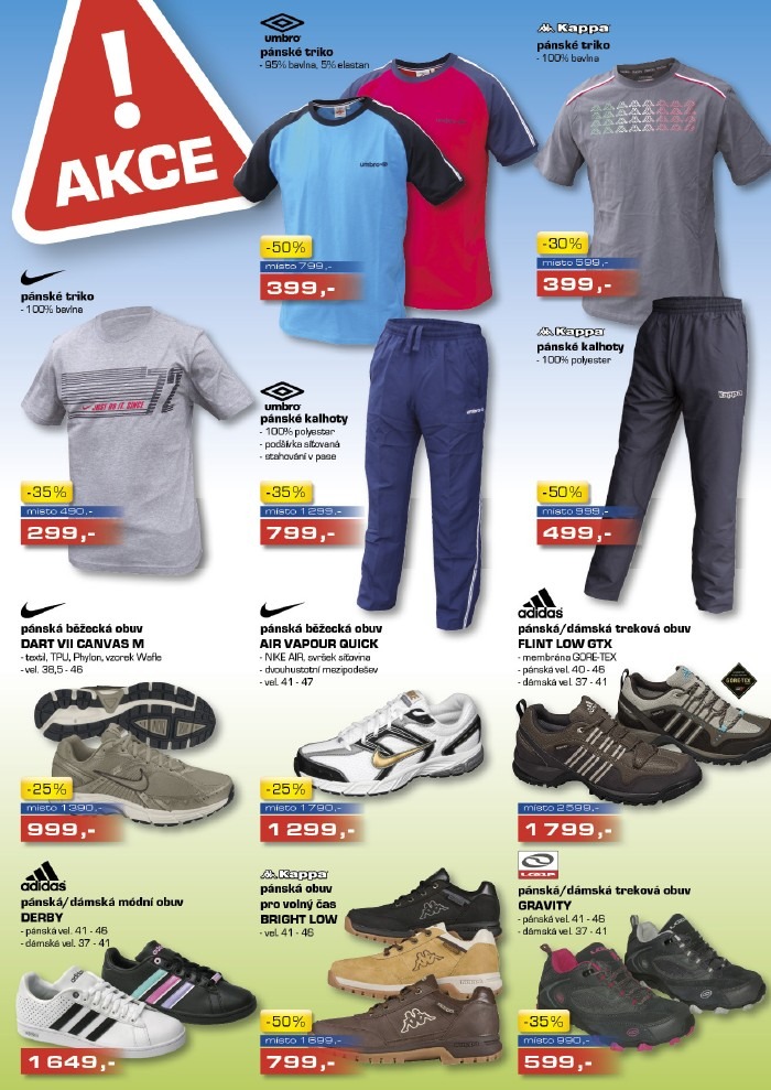 leták Sportisimo strana 1 leták Sportisimo strana 1