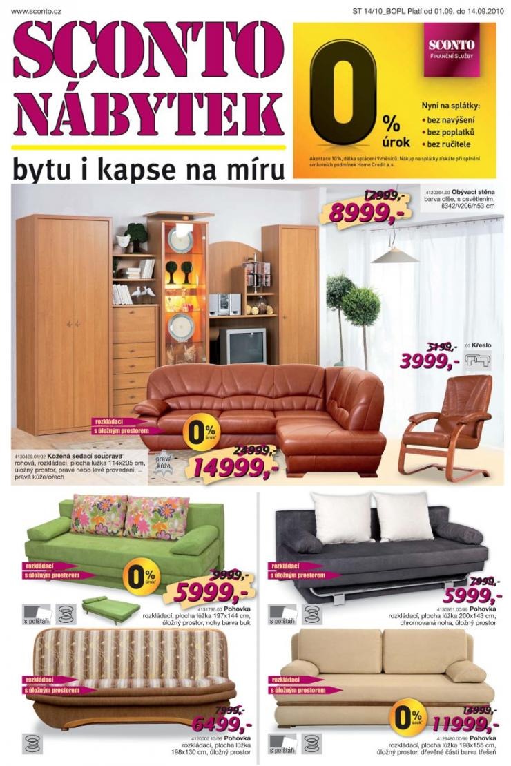 letk Sconto nbytek aktuln letk strana 1