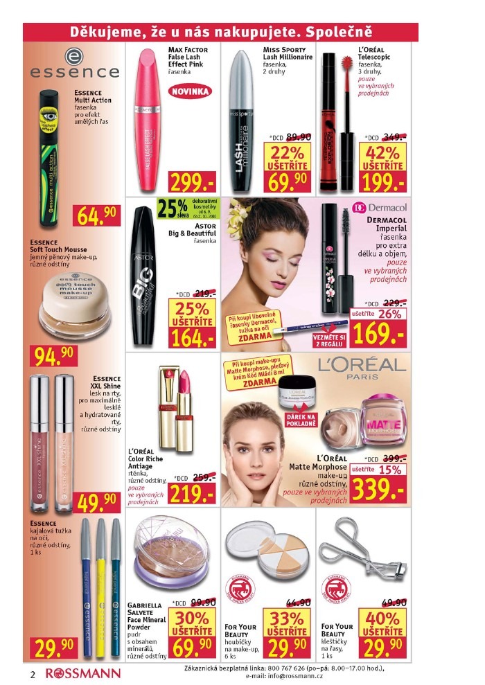 leták Rossmann strana 1 leták Rossmann strana 1